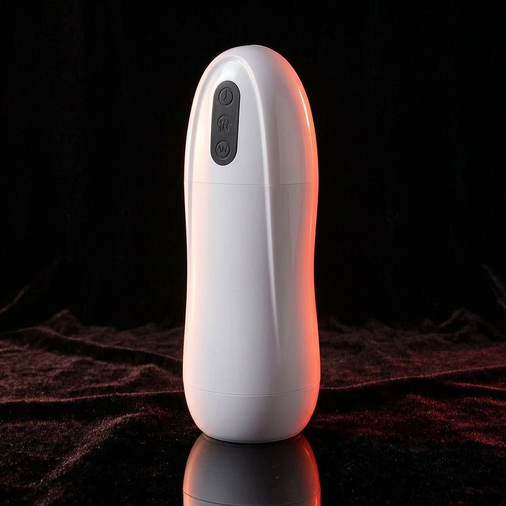 Multi-Function App Control Male Masturbator with 4 suction intensity adjustment and one-touch burst mode , 12 vibration frequency settings to deliver comprehensive massage pleasure. 
