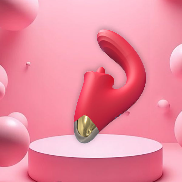 Rechargeable & Waterproof Tonue Vibrator with Waterproof and Rechargeable Designs 