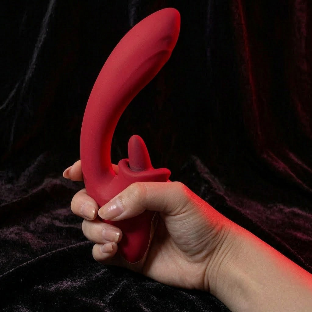 Rechargeable & Waterproof Tonue Vibrator with Waterproof and Rechargeable Designs 