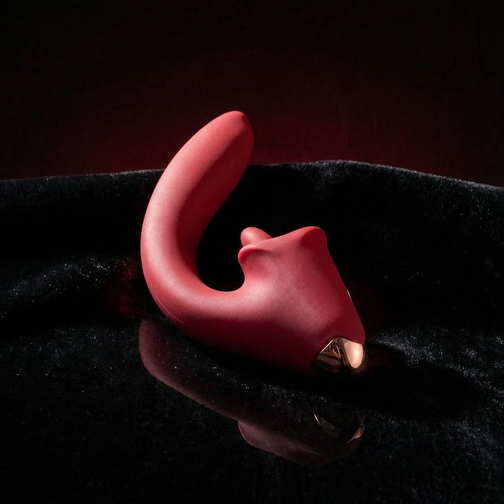 Rechargeable & Waterproof Tonue Vibrator with Waterproof and Rechargeable Designs 