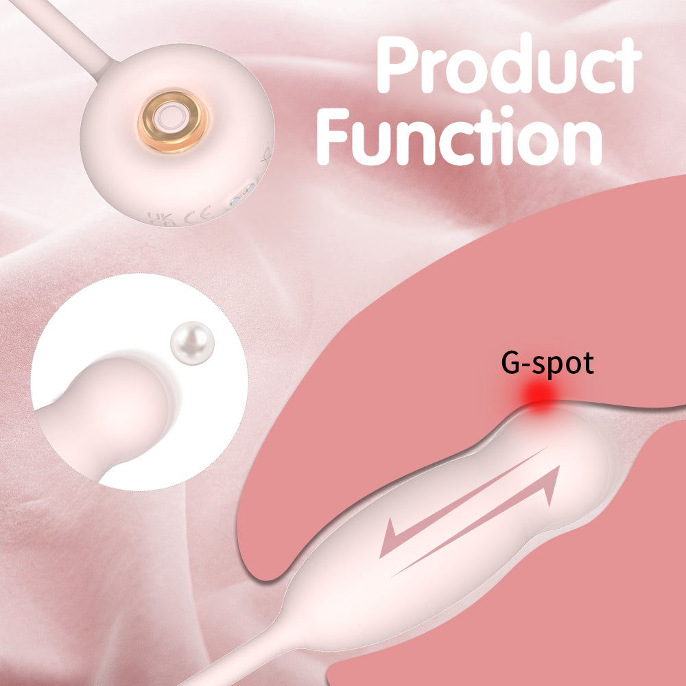 Remote Control & G Spot Thrusting Vibrator with Waterproof and Rechargeable