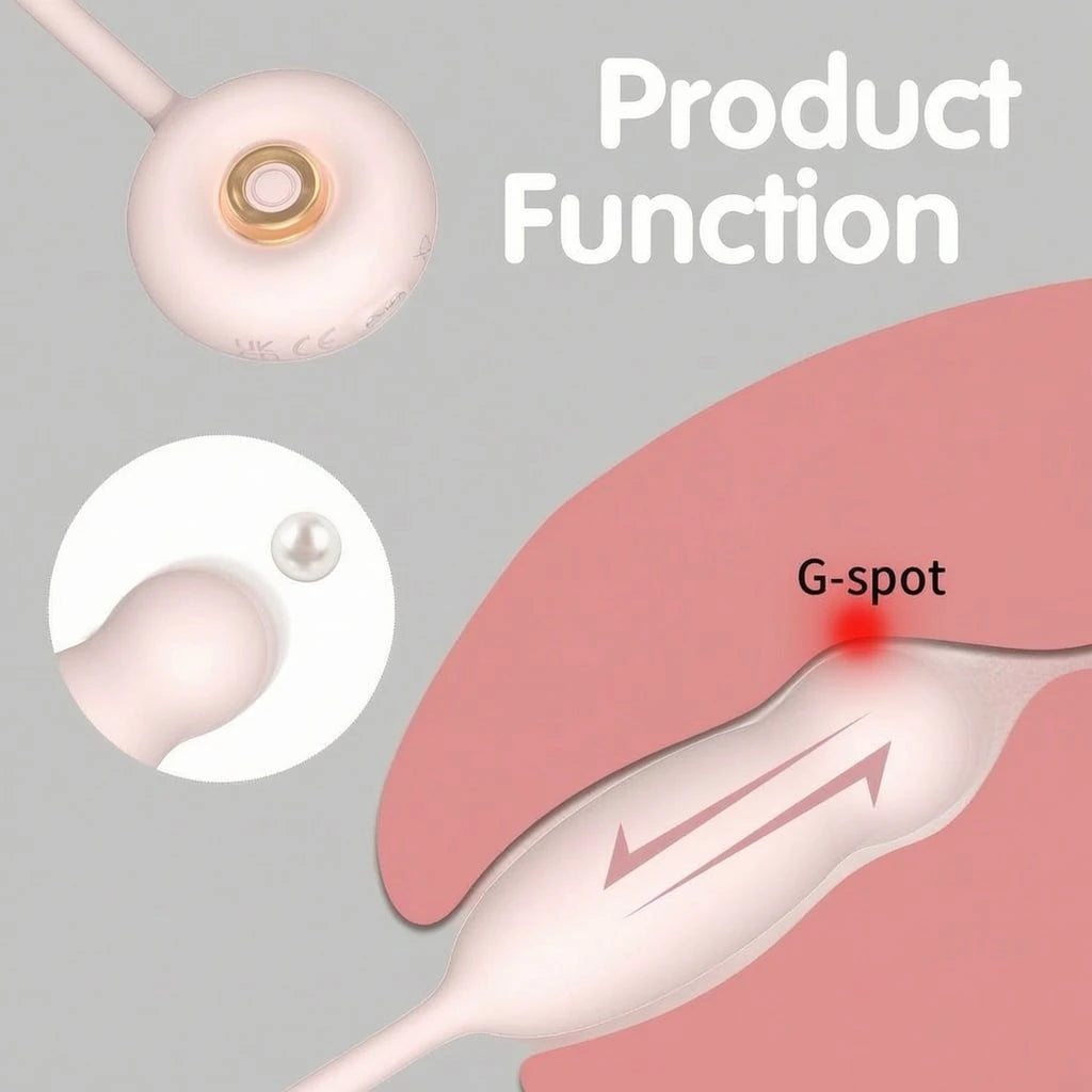 Remote Control & G Spot Thrusting Vibrator with Waterproof and Rechargeable