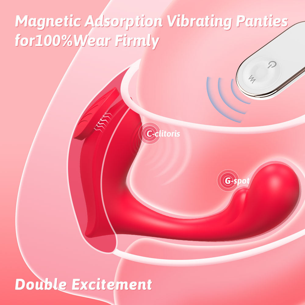 Remote Control and G Spot Stimulator Wearable Vibrator with Waterproof and Rechargeable Designs