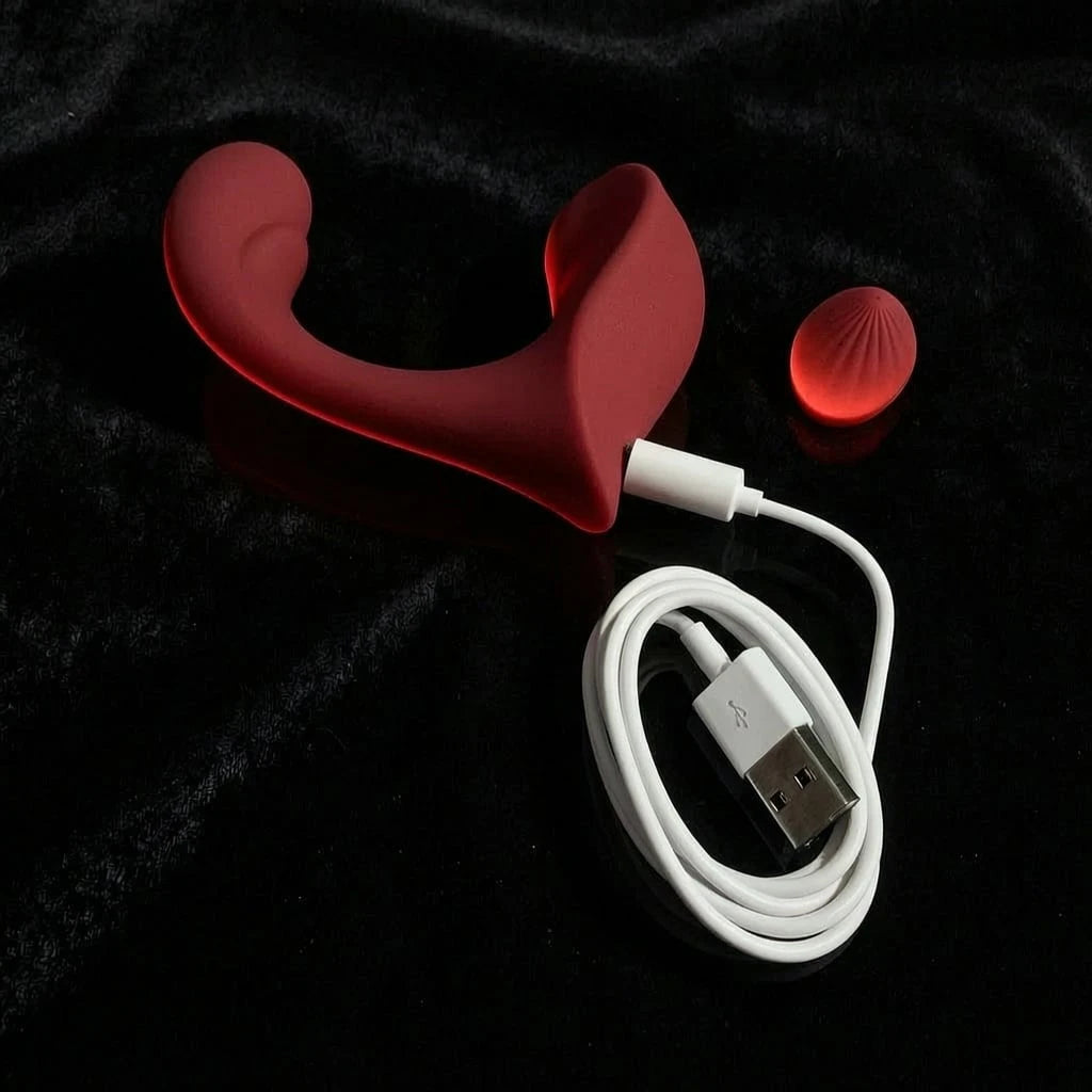Remote Control and G Spot Stimulator Wearable Vibrator with Waterproof and Rechargeable Designs
