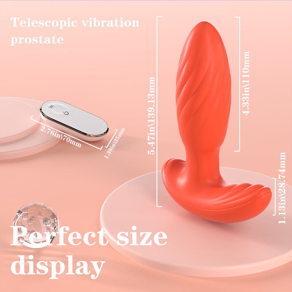 Rotating G Spot Stimulator Remote Vibrator with Waterproof and Rechargeable Designs