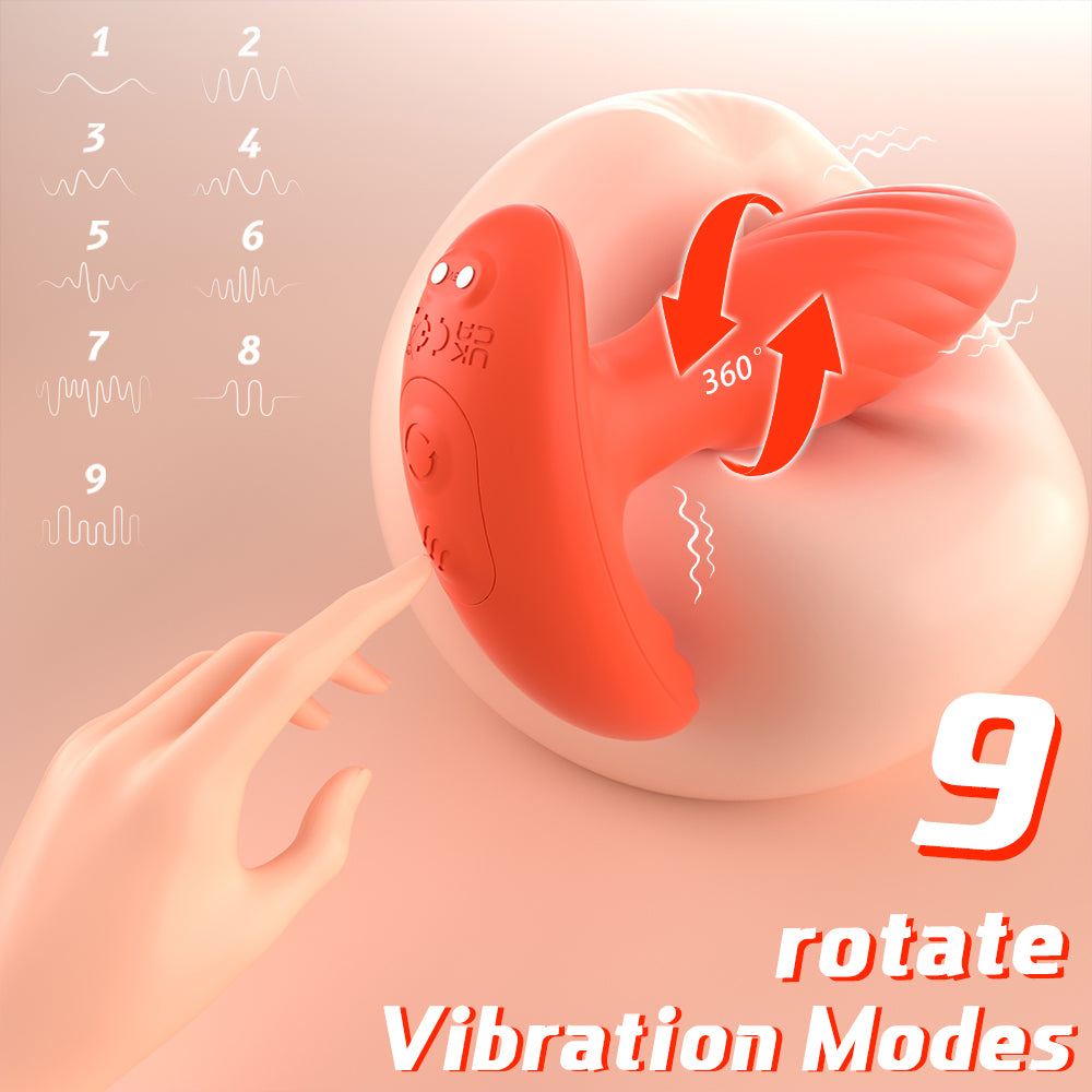 Rotating G Spot Stimulator Remote Vibrator with Waterproof and Rechargeable Designs