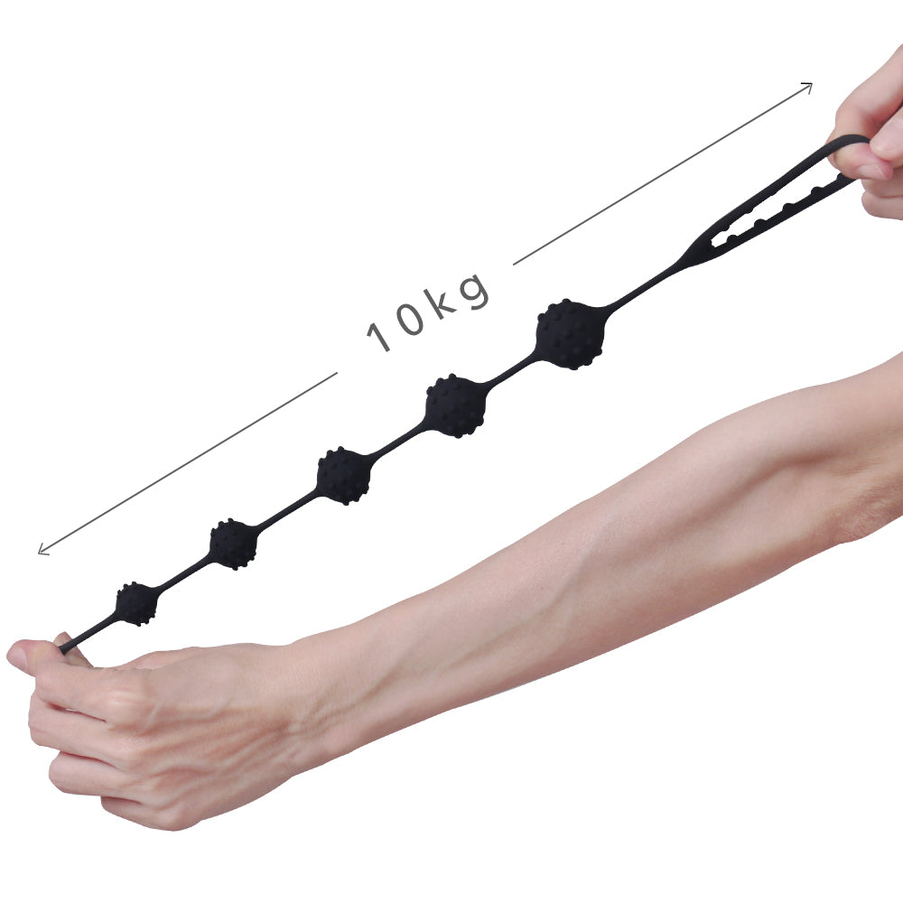 Gradual and Studded anal Beads with cock ring