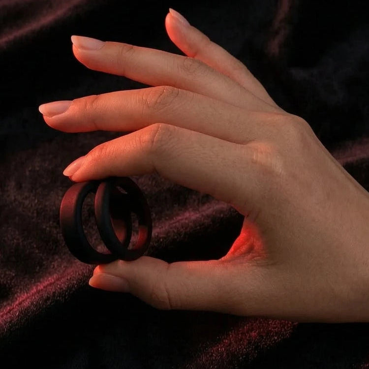 Silicone Cock Ring & Ball Ring - best for men Performan Enchancer