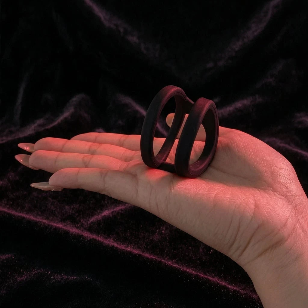 Adjustable Silicone Cock & Ball Rings for men 