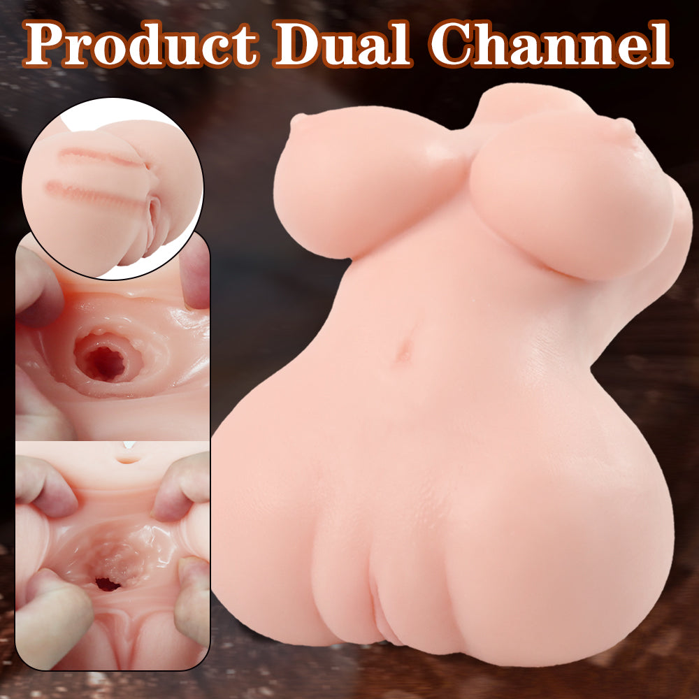 Small Sex Dolls Torso Male Masturbator Moria with realistic pussy