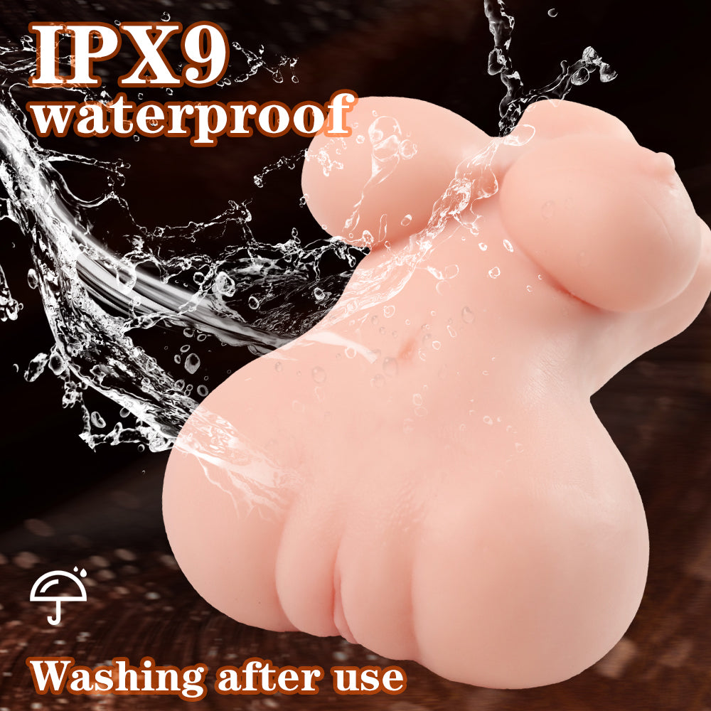 Small Sex Dolls Torso Male Masturbator Moria with realistic pussy