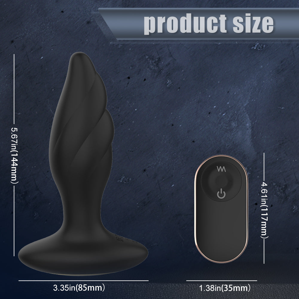 Small butt plug -best prostate toy with remote control