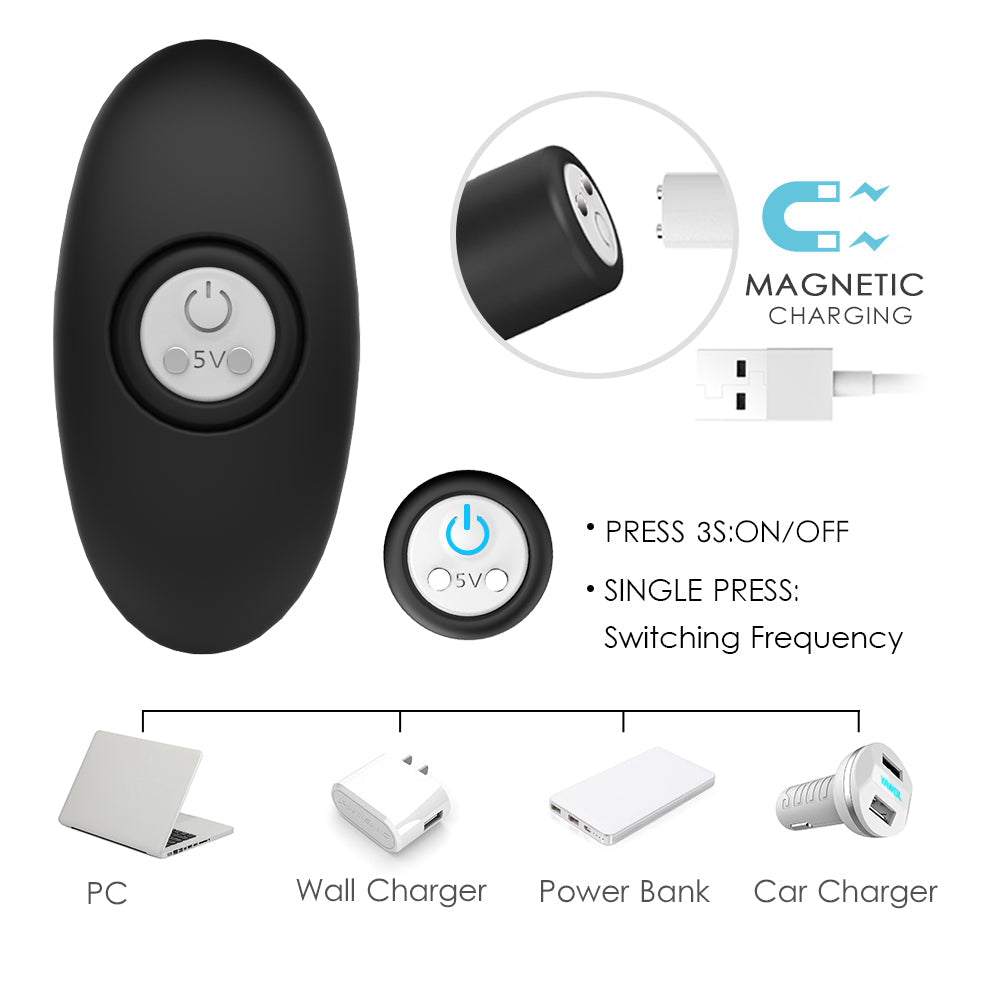 Vibrating Anal Beads Remote control with bullet vibrator