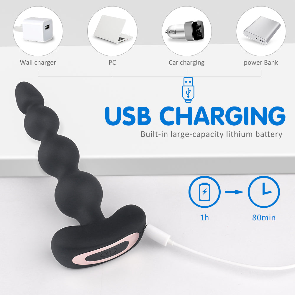 Vibrating Anal Beads best Prostate Massager with remote control
