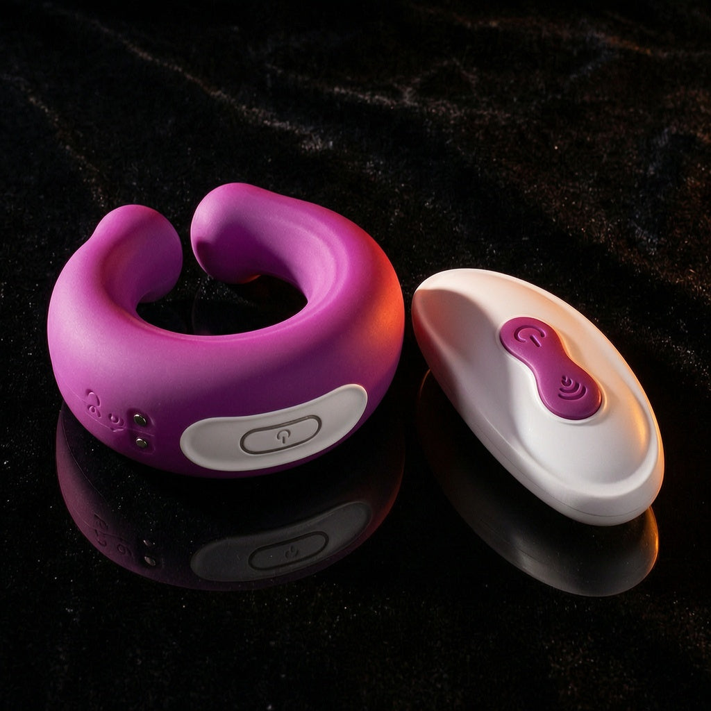 Best Vibrating Cock Ring with Remote Control - Couple toy