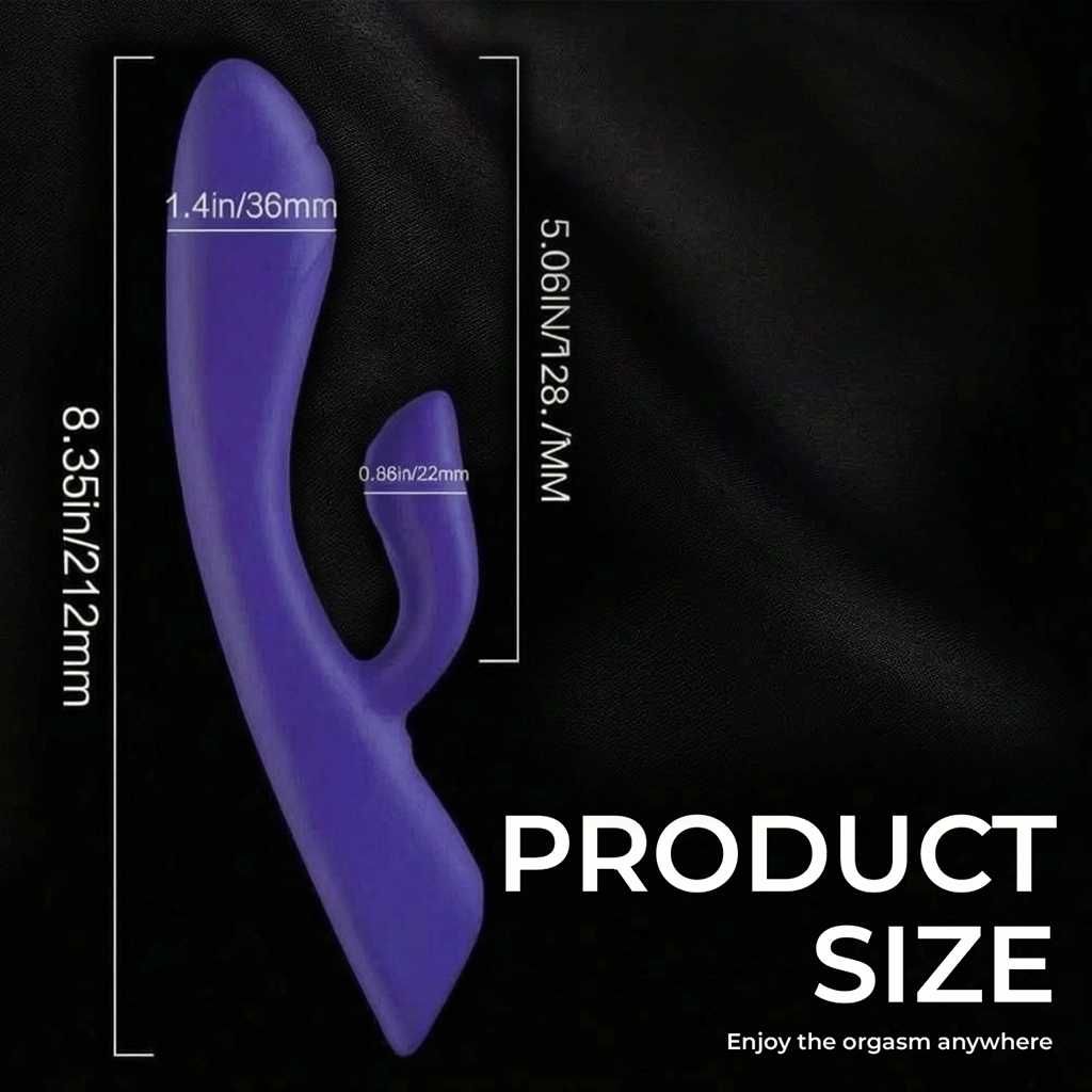 Warming G Spot & Clitoral Vibrator with Waterproof and Rechargeable Designs