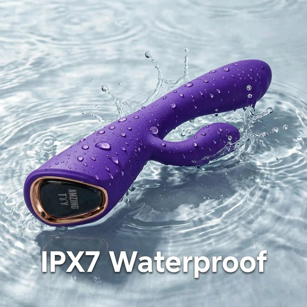 Warming G Spot & Clitoral Vibrator with Waterproof and Rechargeable Designs