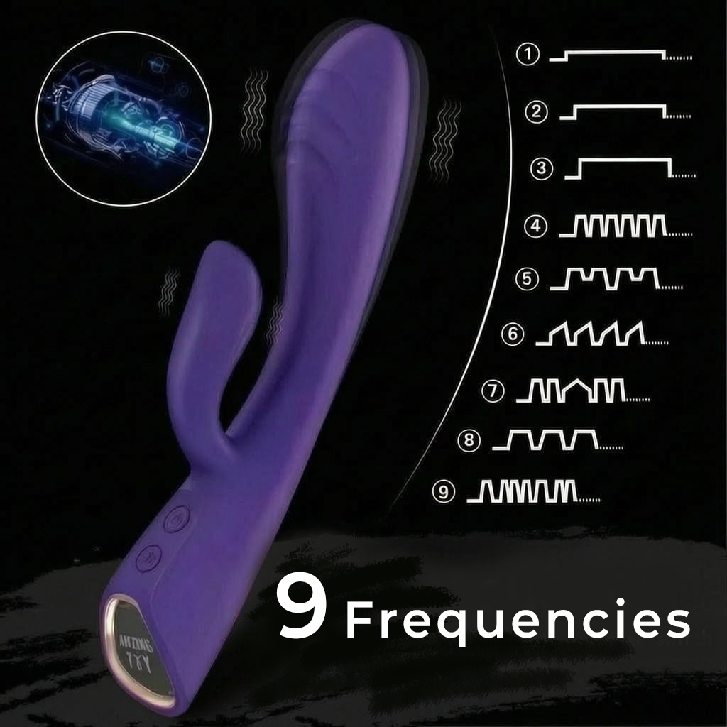 Warming G Spot & Clitoral Vibrator with Waterproof and Rechargeable Designs