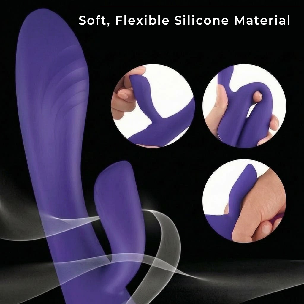Warming G Spot & Clitoral Vibrator with Waterproof and Rechargeable Designs