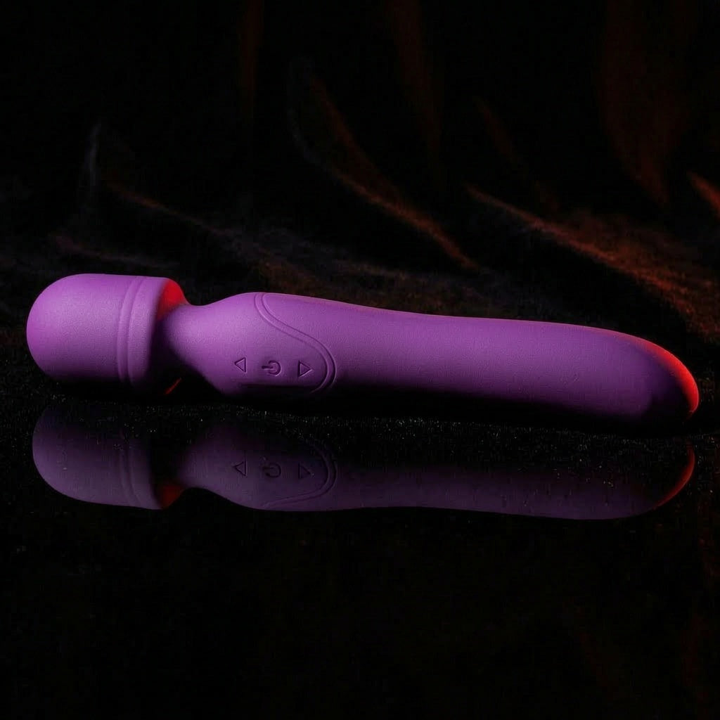 Warming Massage Wand Pink Vibrator with Waterproof and Rechargeable Designs