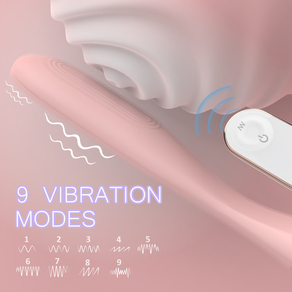 Wearable Panty Clitoral and Vaginal Stimulator Remote Control Vibrator with Waterproof and Rechargeable Designs