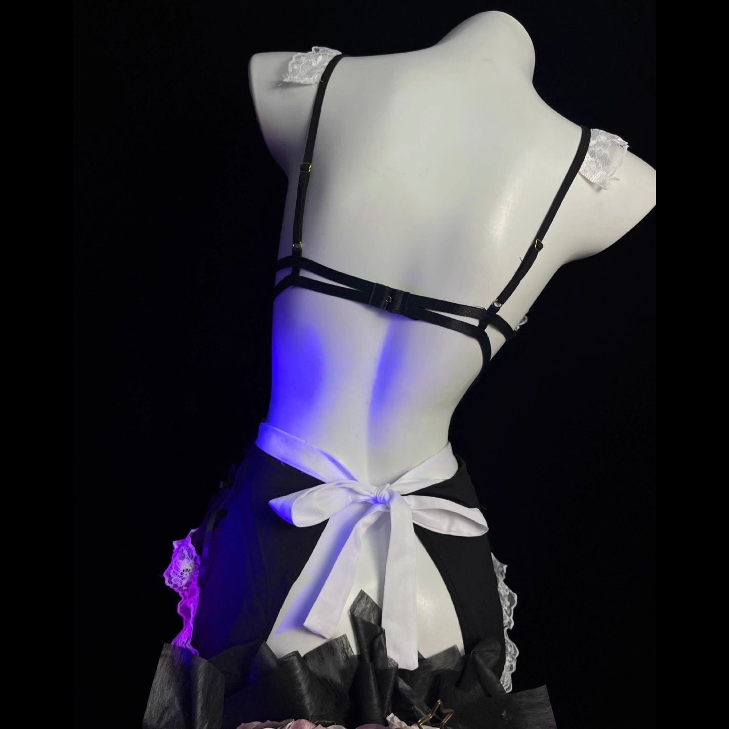 Unleash your playful side in Wildhunni’s Lolita-inspired maid cosplay costume. This flirty sexy maid outfit offers a bold, comfortable fit, perfect for role-play adventures or romantic evenings. Crafted from premium materials, the women's maid dress design brings fun and allure. Elevate your moments with this sexy cosplay maid uniform today!