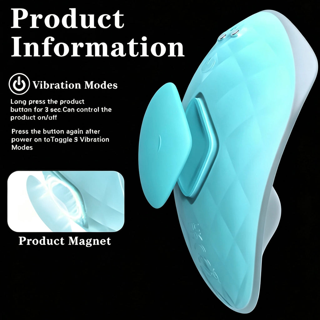 Wearable Clitoral and Vaginal Stimulator Panty Vibrator with Waterproof and Rechargeable Designs