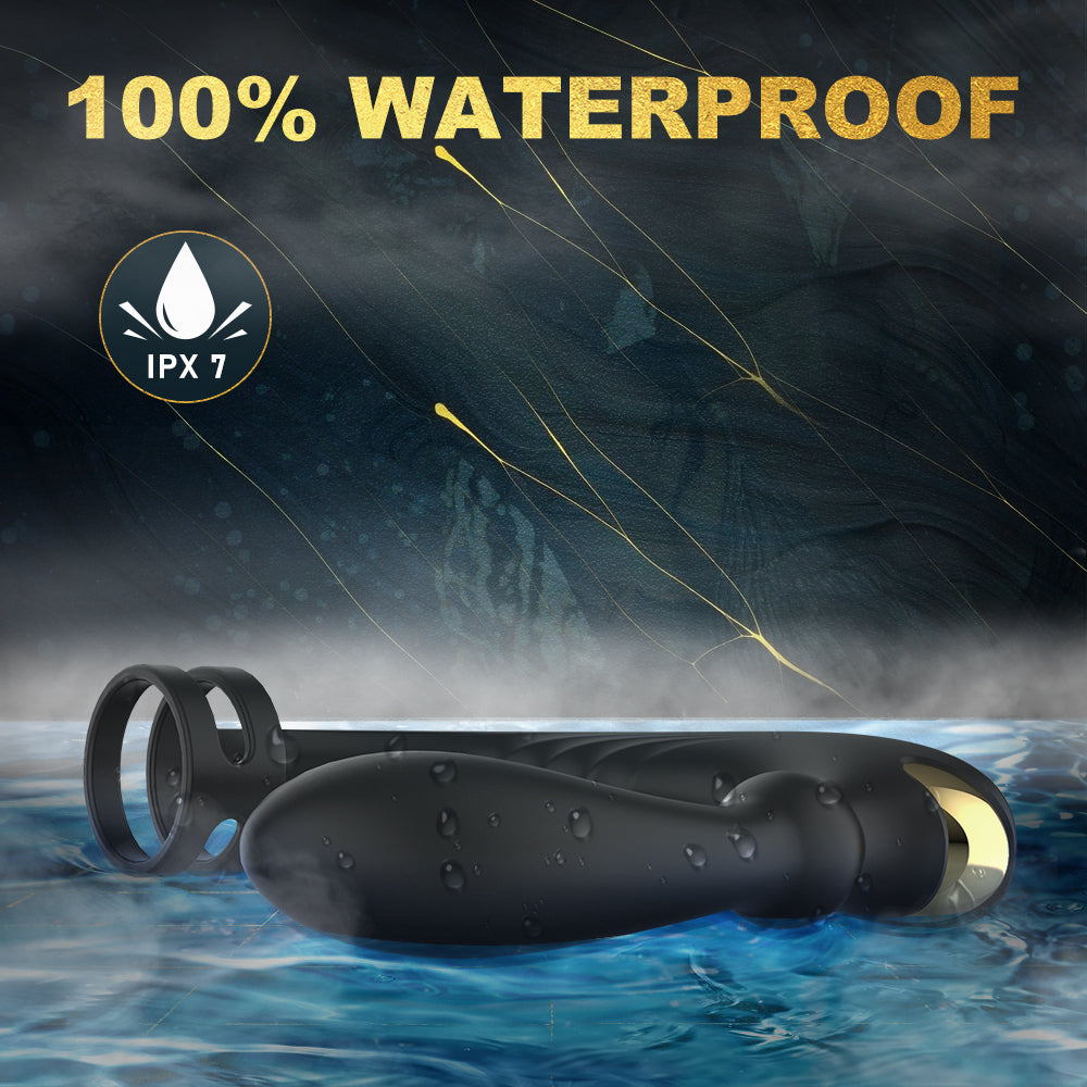 best male prostate massager with double cock ring