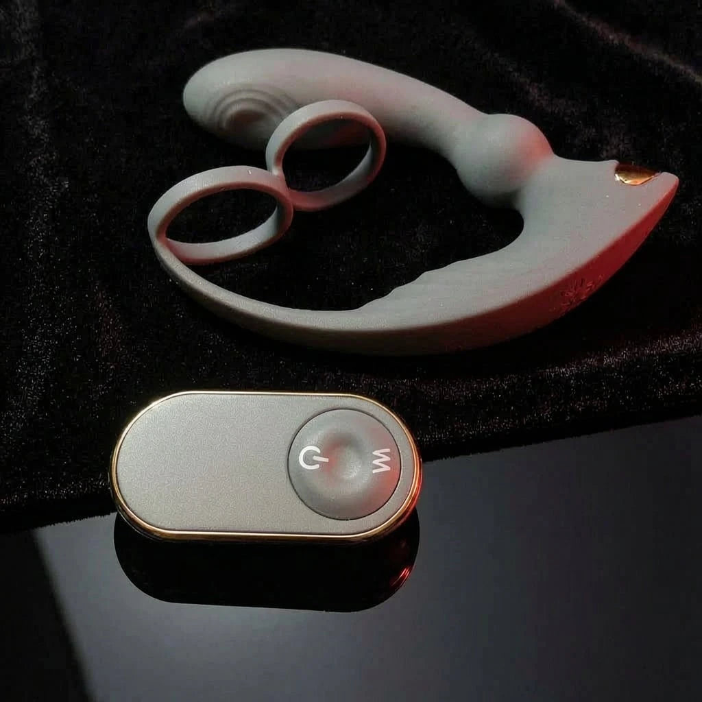 best male prostate massager with double cock ring