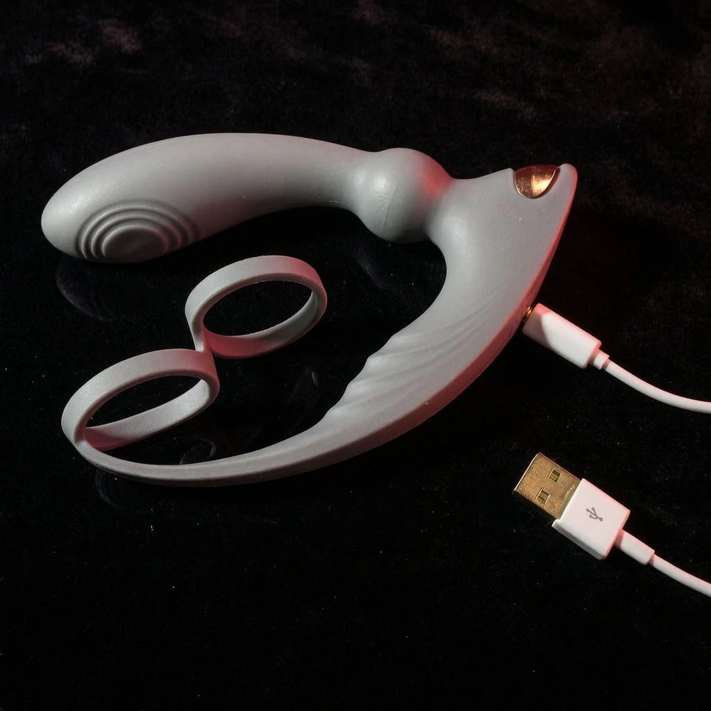 best male prostate massager with double cock ring