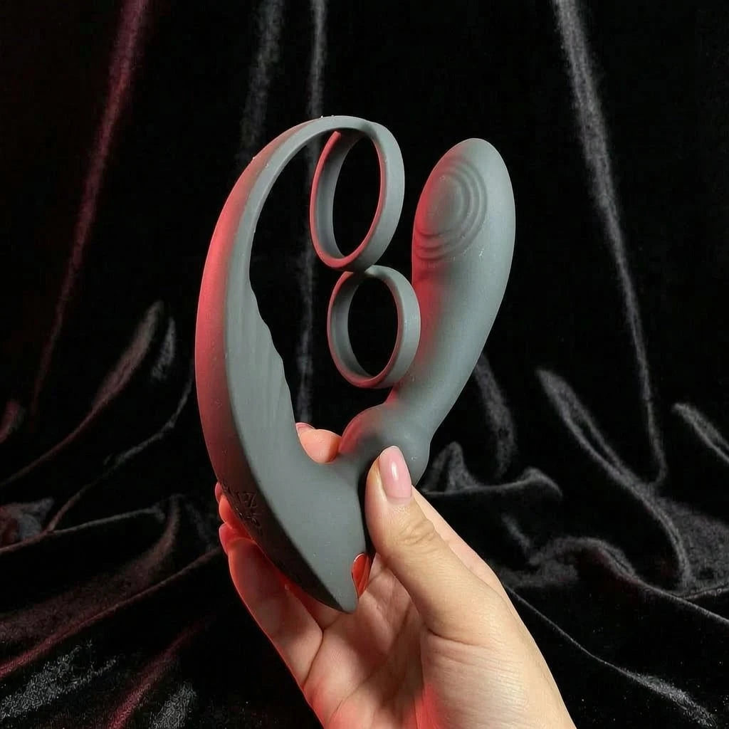 best male prostate massager with double cock ring