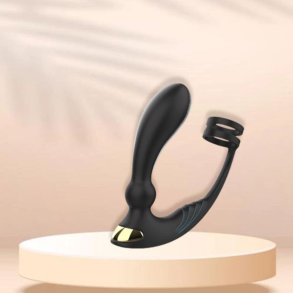best male prostate massager with double cock ring