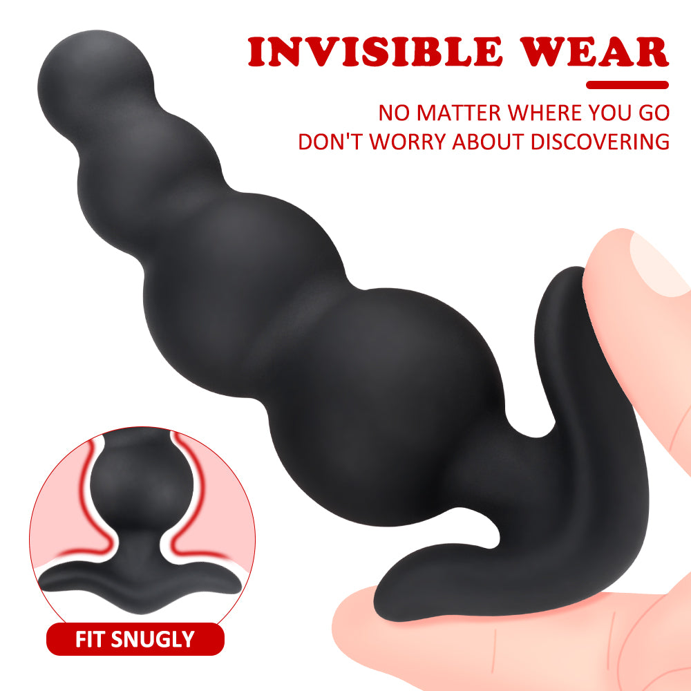 butt plug set beaded and silicone prostate toys anal training kit