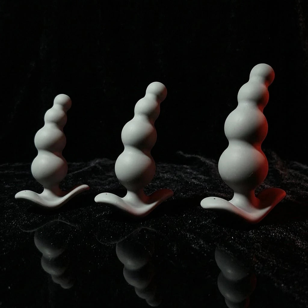Wildhunni Beaded Silicone Butt Plug kit (3 Count)