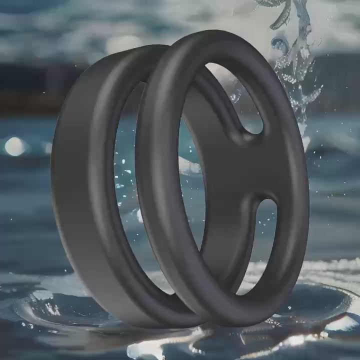 Silicone Cock Ring & Ball Ring - best for men Performan Enchancer